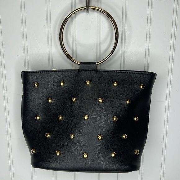 - Melie Bianco Vegan Studded Handbag - Picture 1 of 8